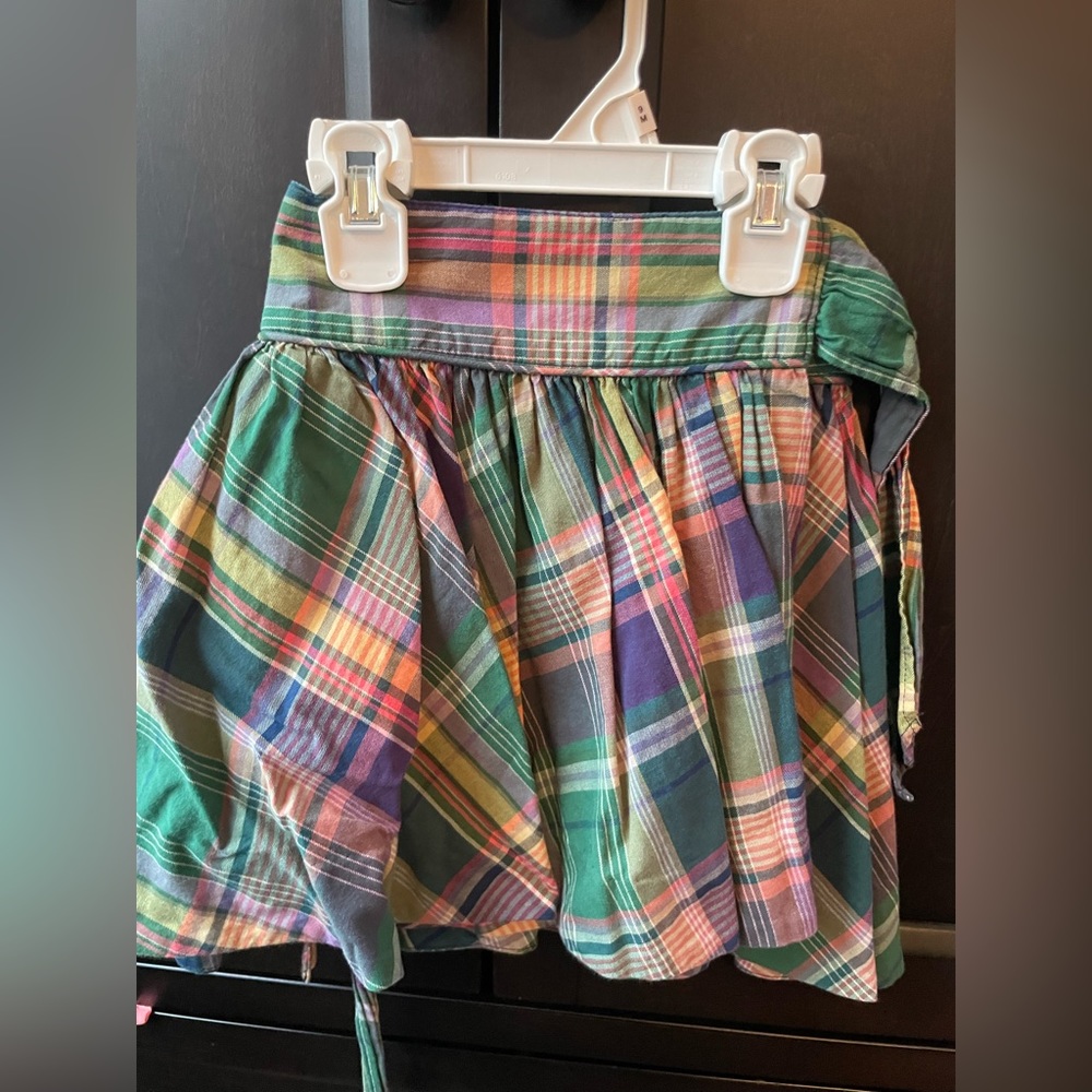 Girls rough, Ralph Lauren tie skirt, size 7